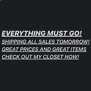 Doing a closet clear out! Check out my page!